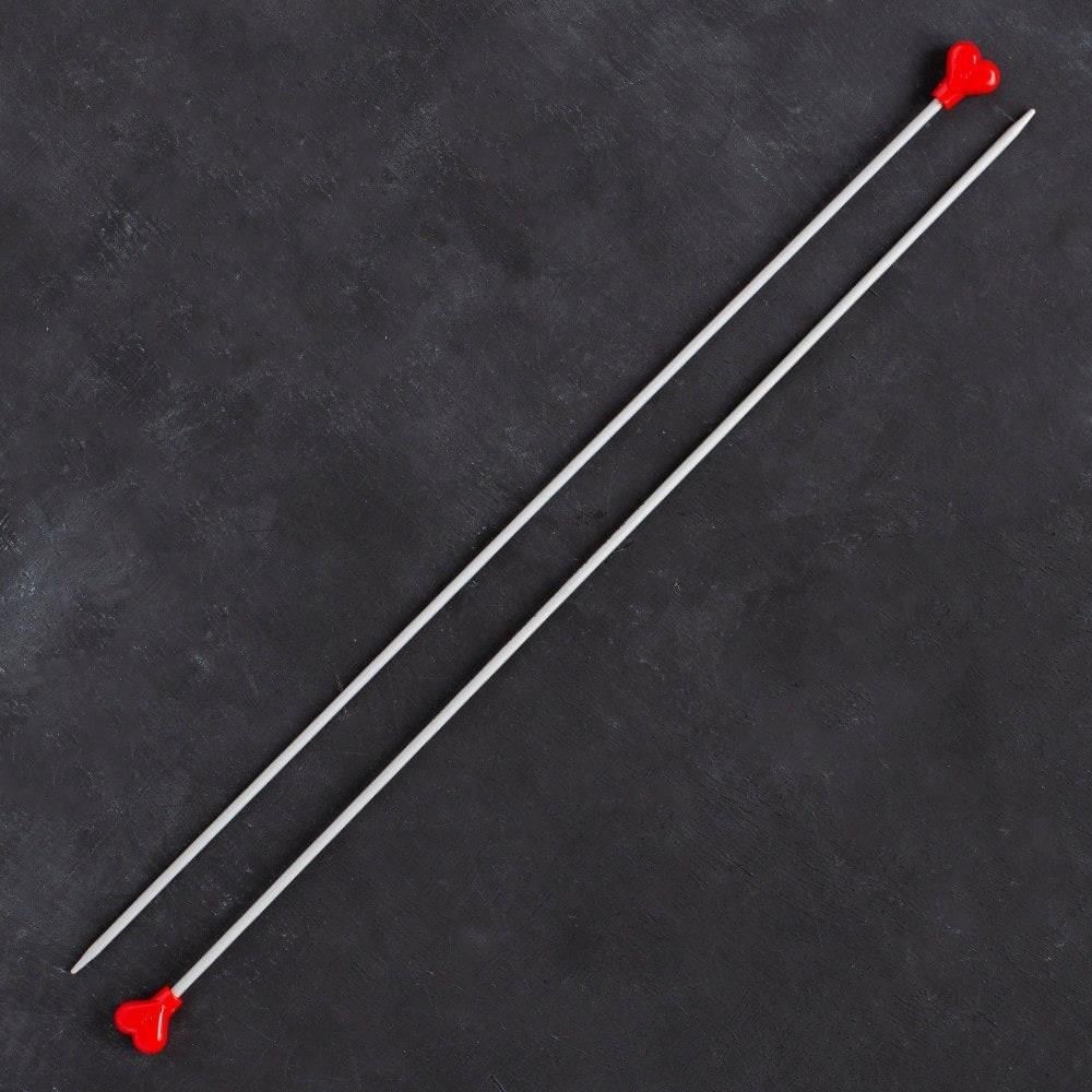 Addi Kalpli 3mm 35cm Klasik Alüminyum Örgü Şişi -