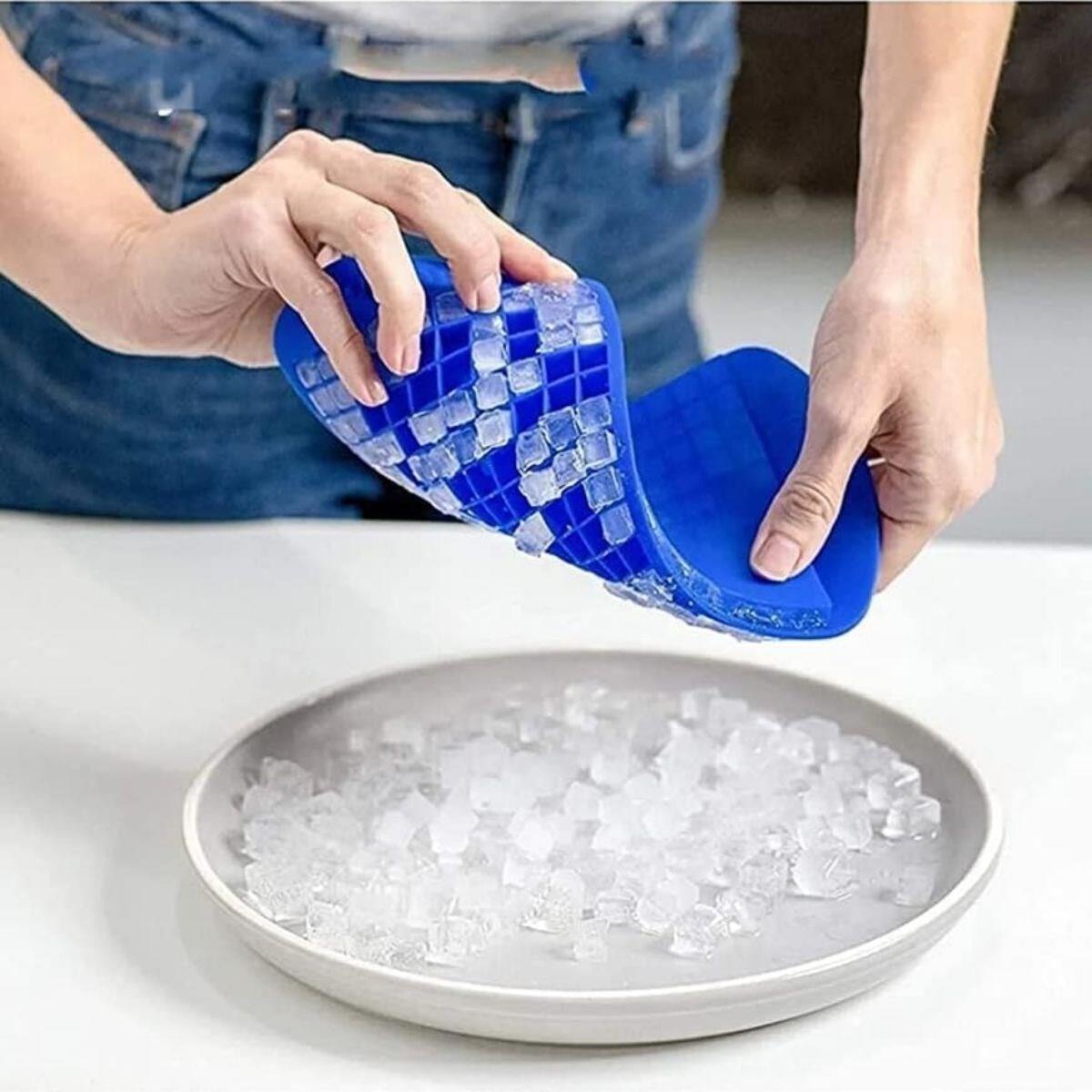 BUFFER® 160'lı Mini Küp Şekilli Silikon Buzluk, Sunum Buzluk