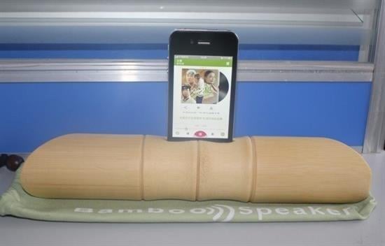BUFFER® 6 x 1 cm Girişli Kılıflı Bambu Ağacı Akustik Ses Yükseltici Aparat