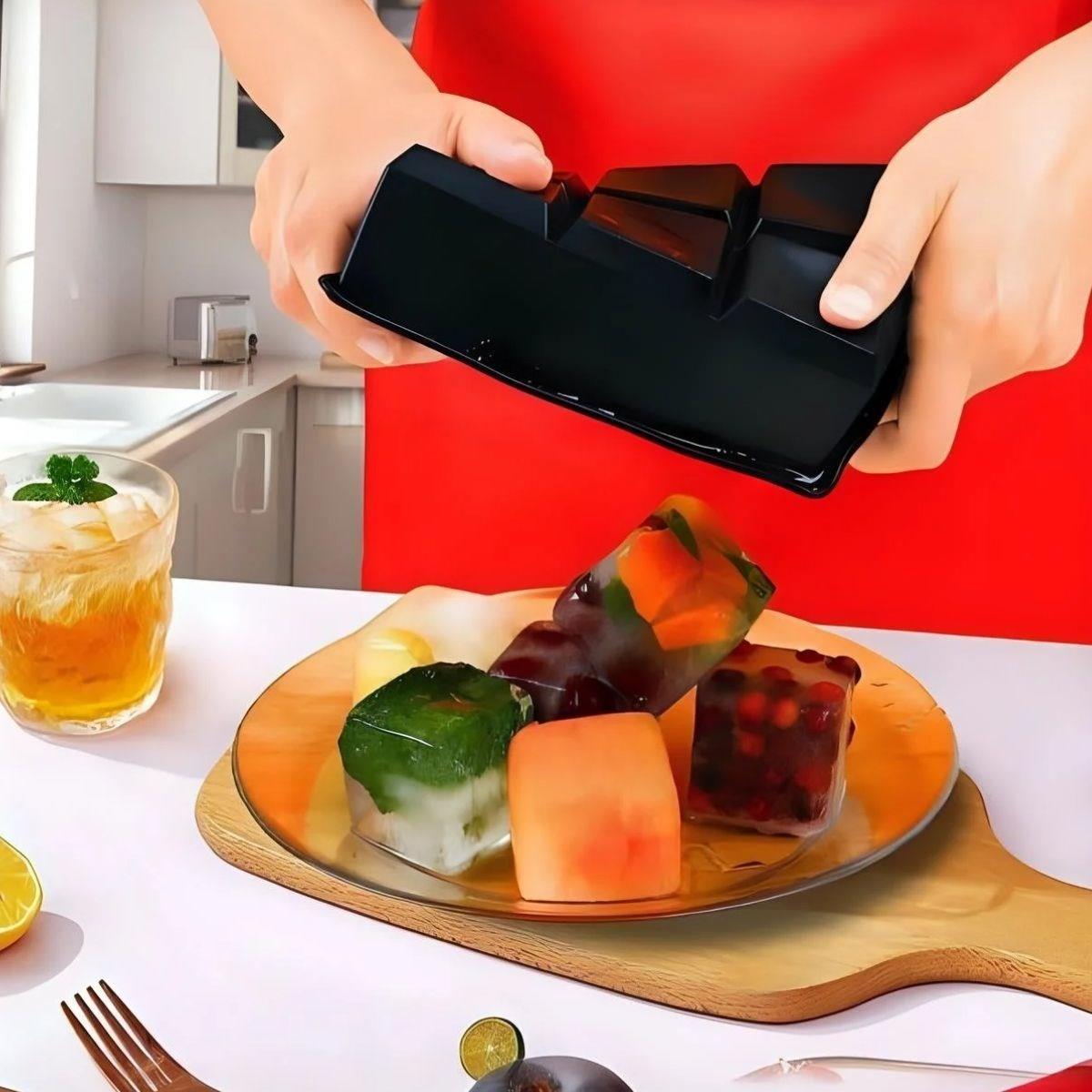 BUFFER® 6'lı XL Küp Şeklinde Silikon Kolay Çıkabilen Buz Kalıbı