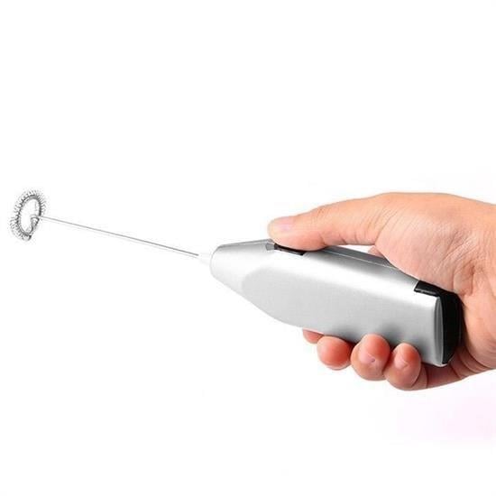 BUFFER® El Çırpıcısı Pilli Mini Portatif Mutfak Mikseri Köpürtme Aleti