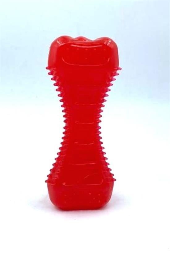 BUFFER® Köpekler İçin Diş Kaşıma Oyuncağı Tırtıklı Yapıda Plastik Dumbell