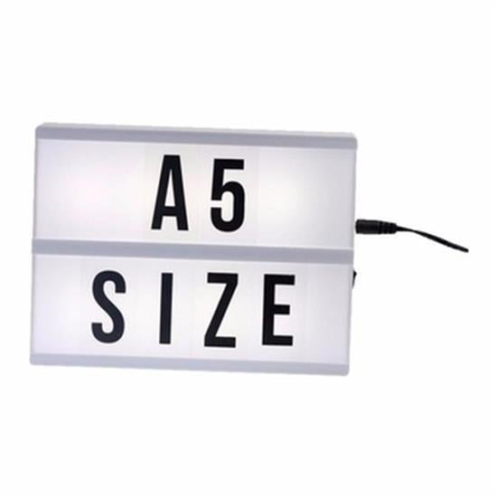 BUFFER® Sinematik Lightbox Dekorasyon Aydınlatma Aksesuarları (A5 Boyut)