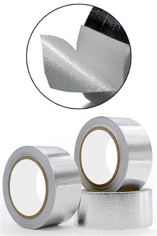 BUFFER® Yüksek Sıcaklık Dayanan Su Geçirmez Çatı Boru Duvar Çatlak Onarıcı Yapışkan Bant Folyo 5 cm