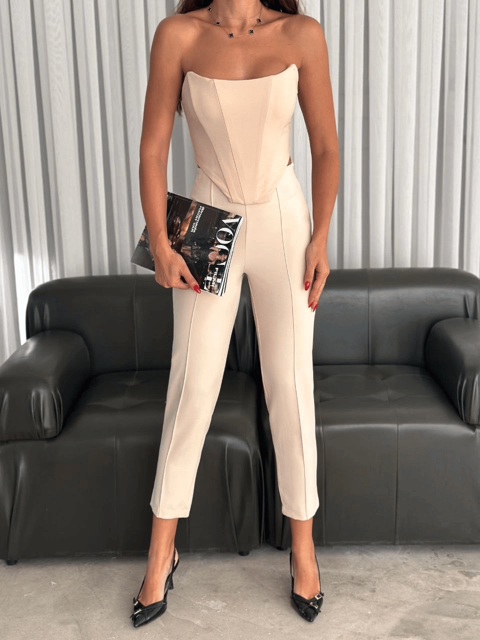 Büstiyer pantolon takım s1011