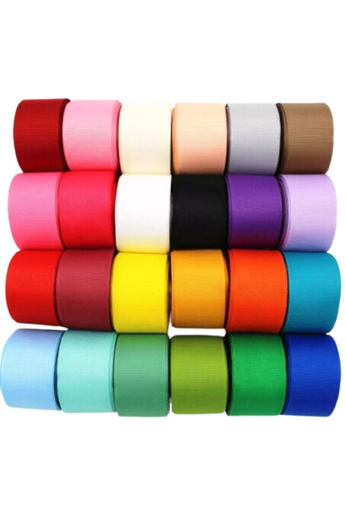 Grogren Kurdele 3 cm 10 Metre  İndigo