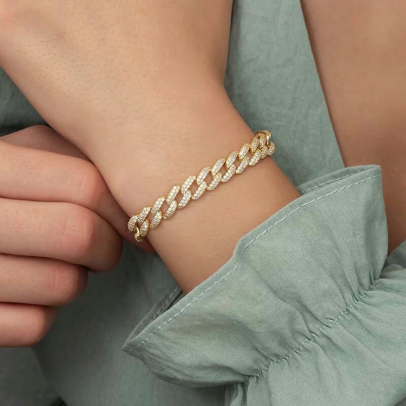 Gümüş Gold Taşlı Gurmet Bayan Bileklik