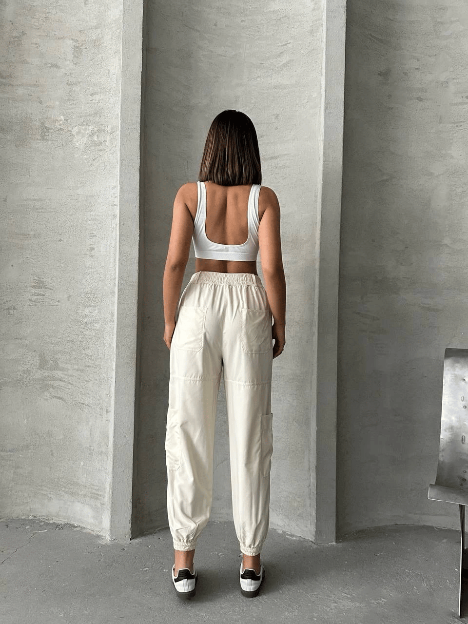 Jogger lastik paça pantolon