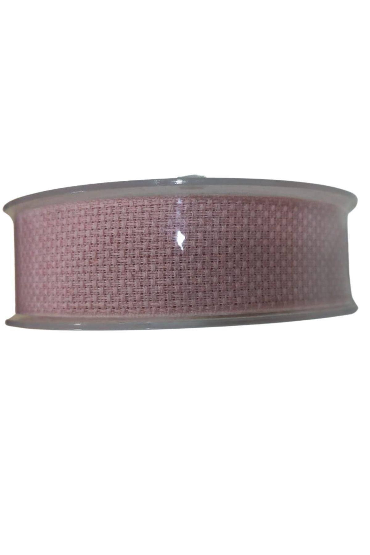 Keten Kurdele 25 mm Pudra 1 Metre