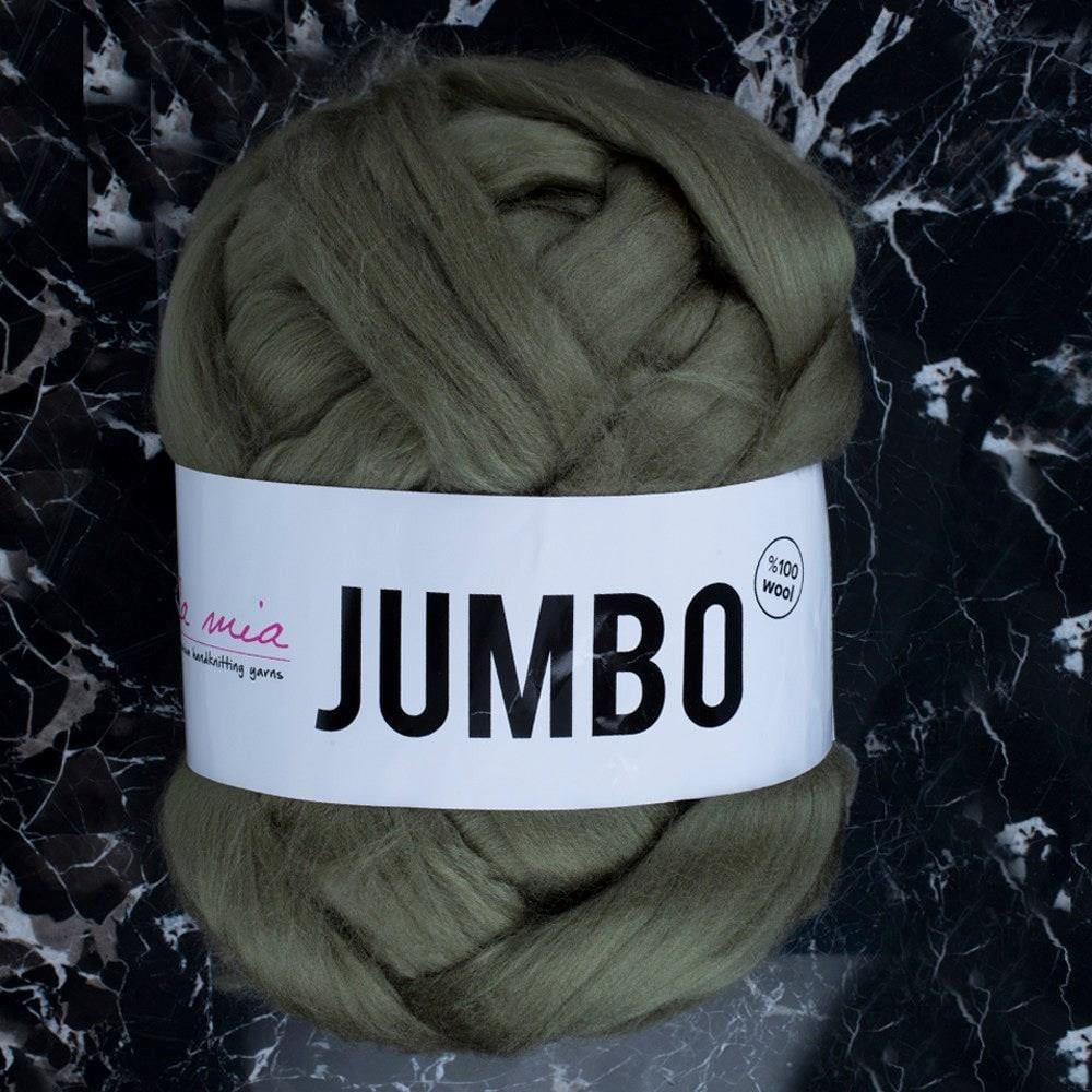 La Mia Jumbo Yeşil Dev Yün El Örgü İpi - J3