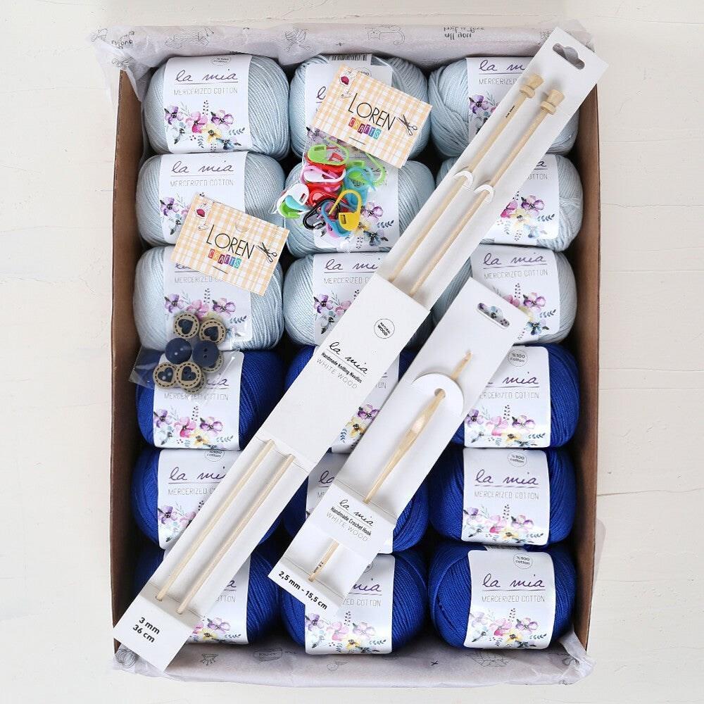 La Mia Mercerized Cotton Safir Seti