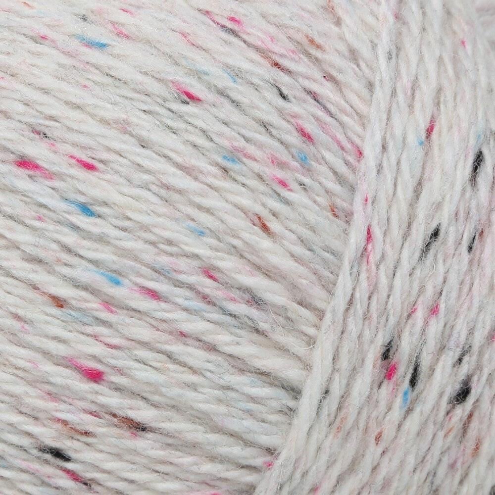 La Mia Re-Tweed Krem Melanj El Örgü İpi - L155