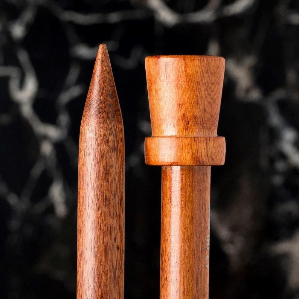 La Mia Rosewood 10 mm 36 cm Ahşap Örgü Şişi