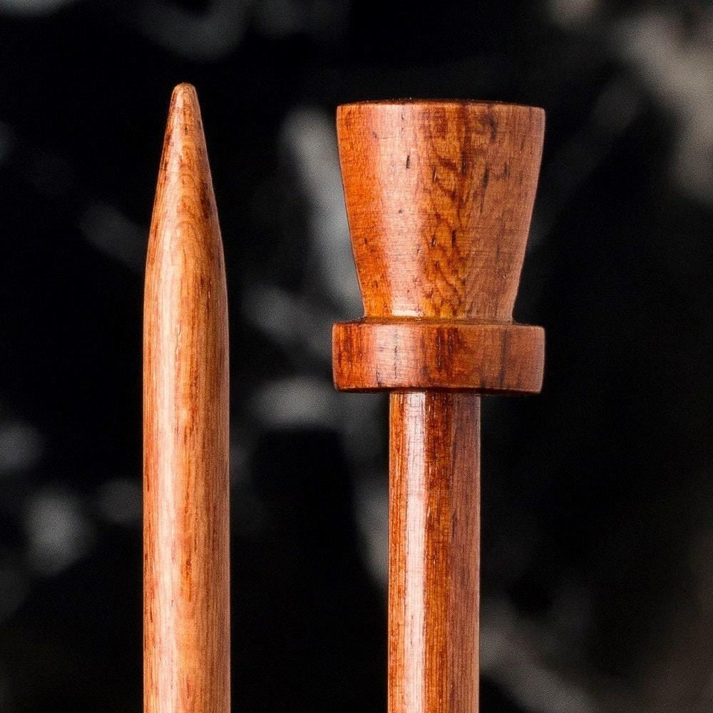 La Mia Rosewood 6 mm 36 cm Ahşap Örgü Şişi