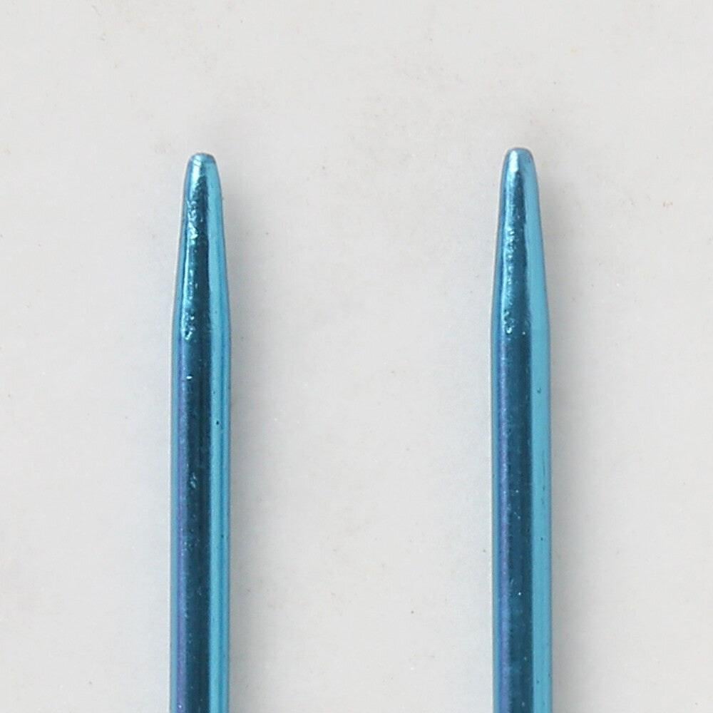 Loren Crafts 2,5 mm 35 cm Mavi Metal Örgü Şişi - L