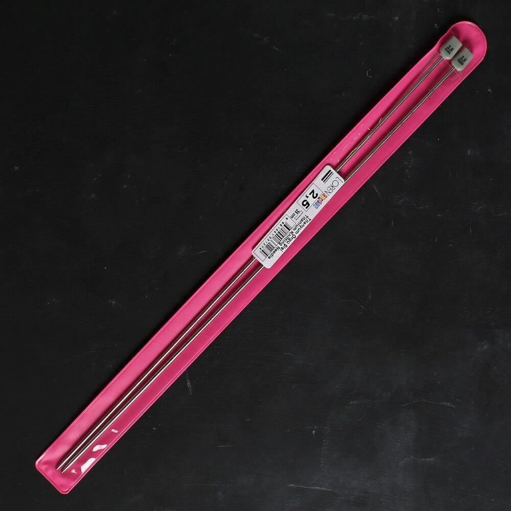 Loren Crafts 2,5 mm 35 cm Titanyum Örgü Şişi