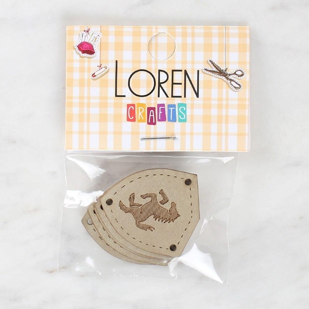 Loren Crafts Figürlü Deri Arma 5 Adet - 1582
