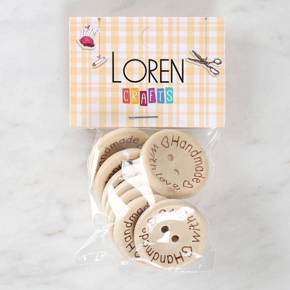 Loren Crafts Handmade 8'li Düğme - 1616