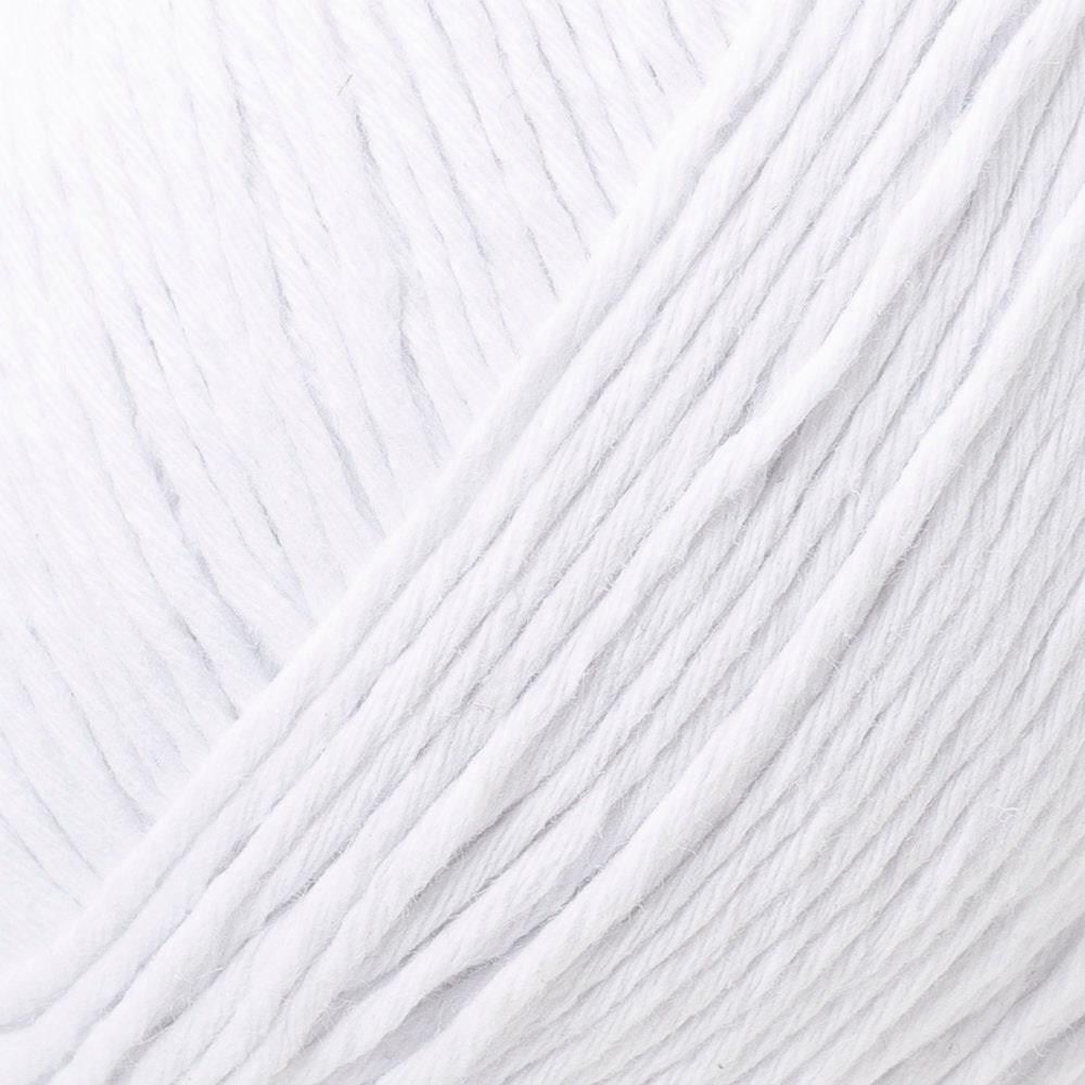 Loren Natural Cotton Beyaz El Örgü İpi - R001 - 33914