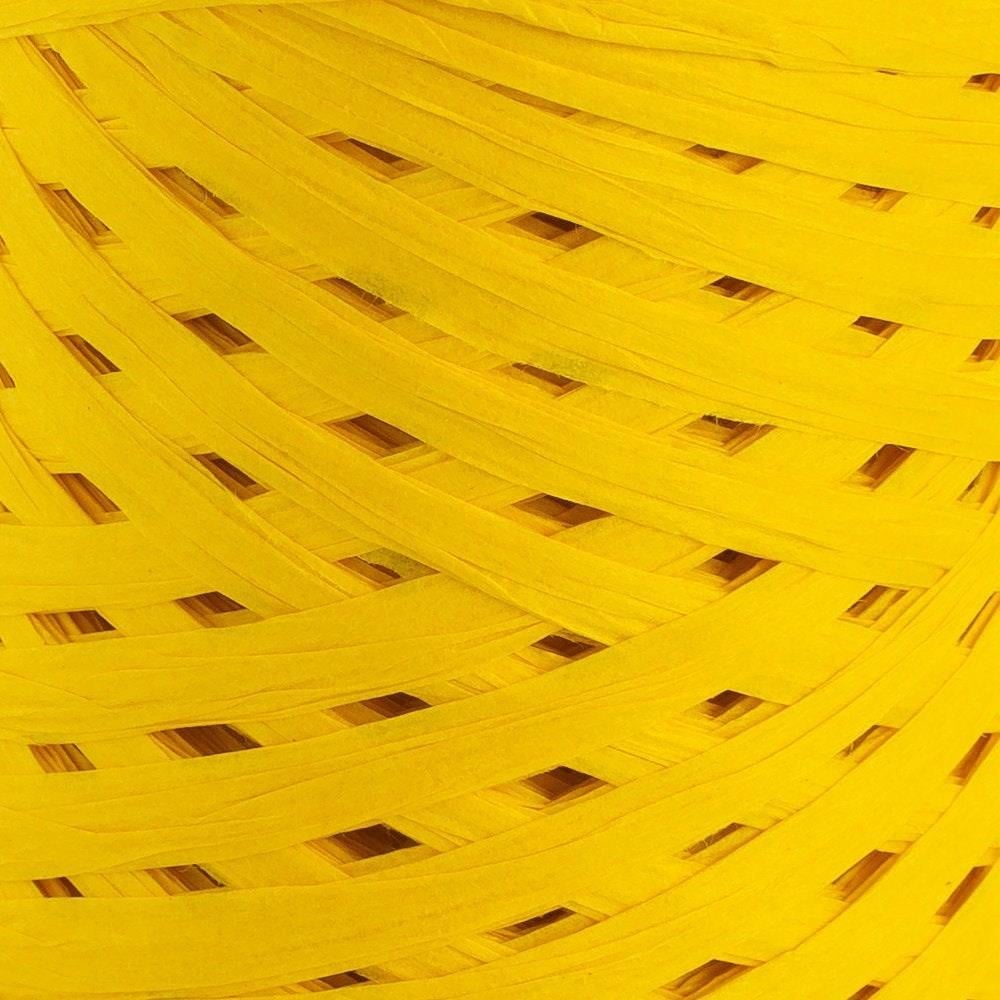 Loren Natural Raffia 90 gr Sarı Kağıt İp - 9