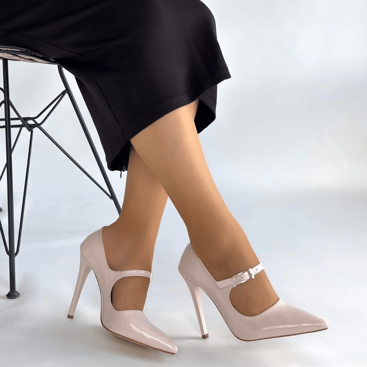 Tiej Bej Rugan Stiletto Ayakkabı