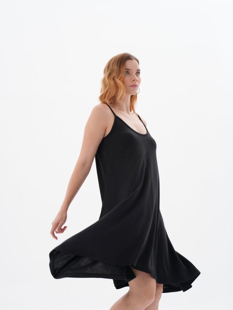 Askılı Oversize Kısa Elbise