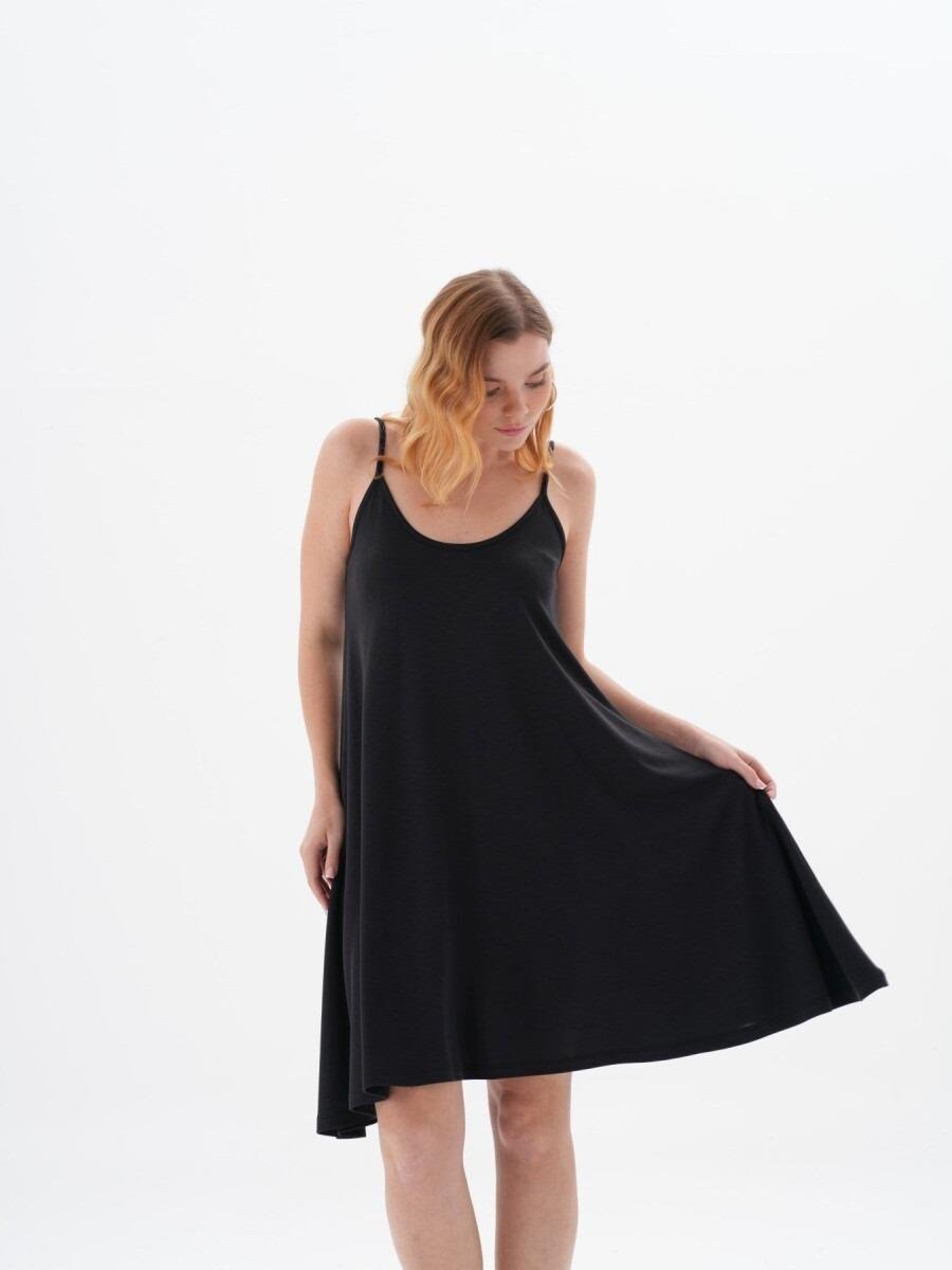 Askılı Oversize Kısa Elbise