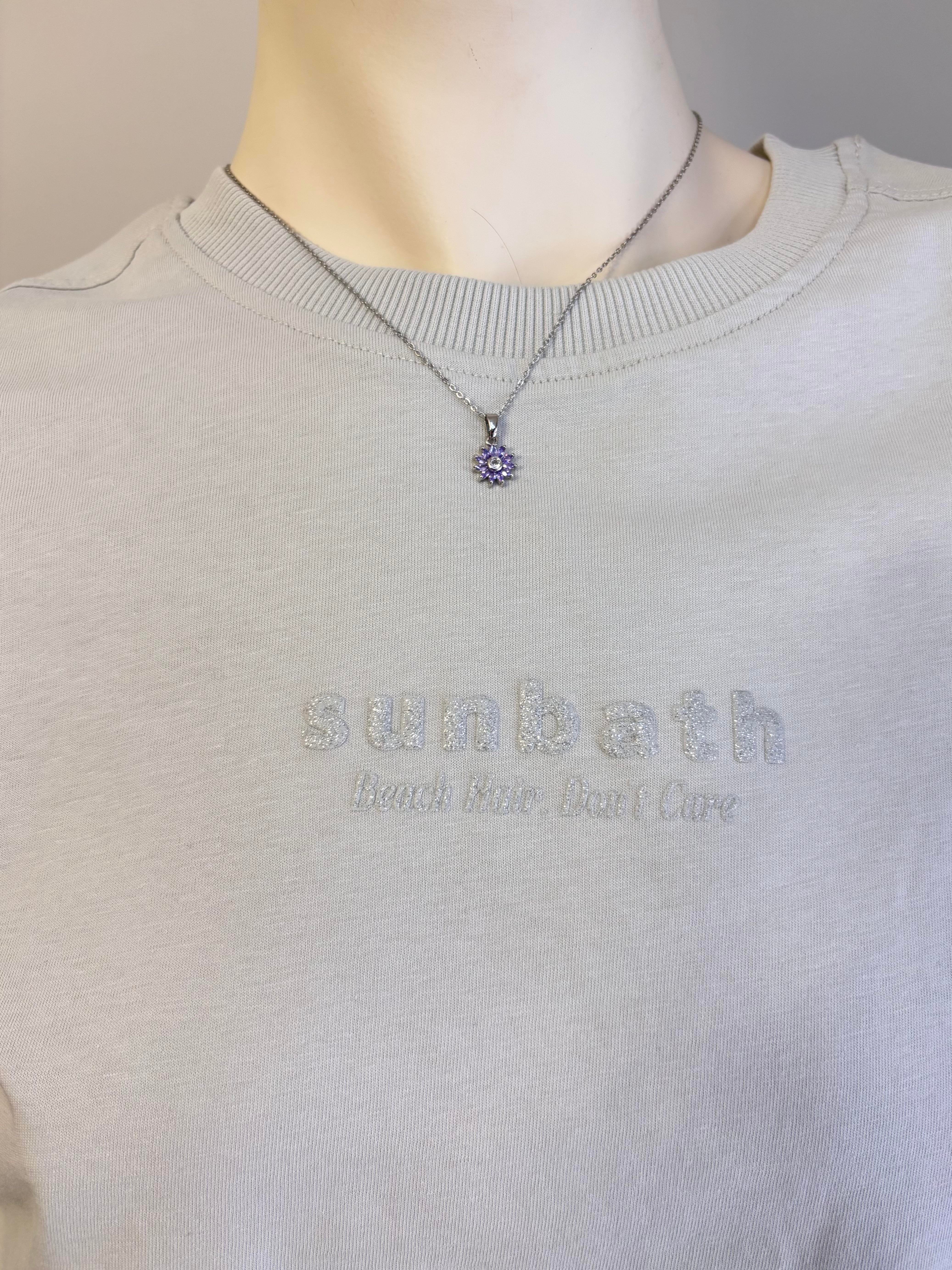 Baskılı Basic Crop T-Shirt
