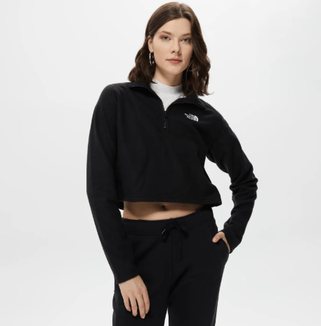 The North Face W 100 GLACIER CROPPED 1/4 ZIP