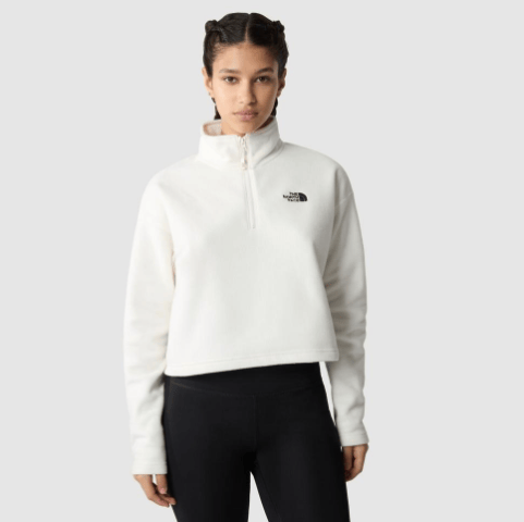 The North Face W 100 GLACIER CROPPED 1/4 ZIP
