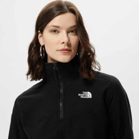 The North Face W 100 GLACIER CROPPED 1/4 ZIP