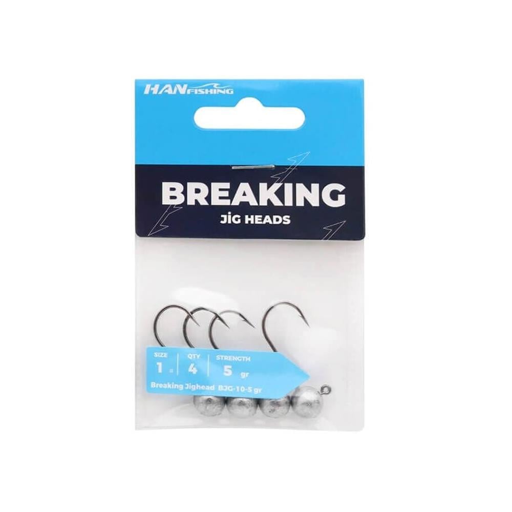 Hanfish Breaking Ball Head Jighead No:1 4 Pcs