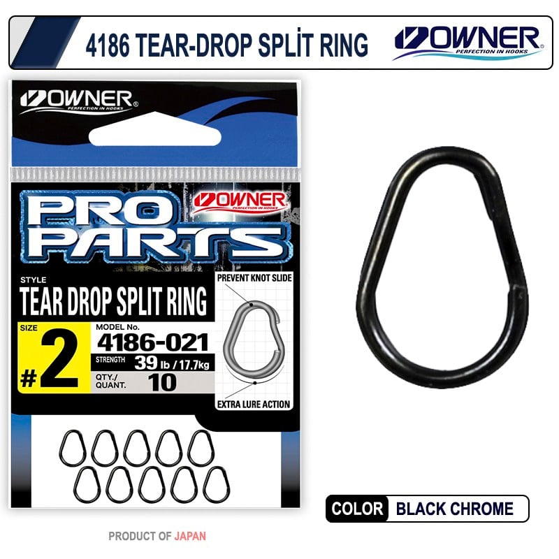 Owner 4186 Tear-Drop Split Ring