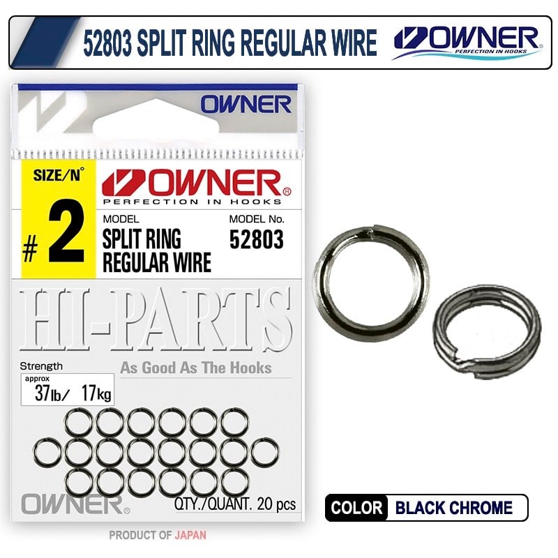 Owner 52803 Split Ring Regular Wire Halka