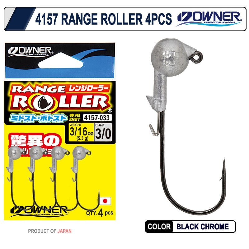 Owner Cultiva 4157 Range Roller 4 Adet Jig Head