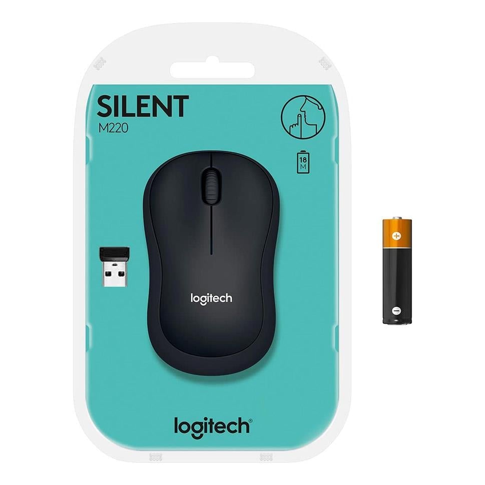 LOGITECH M220 SILENT MOUSE SİYAH