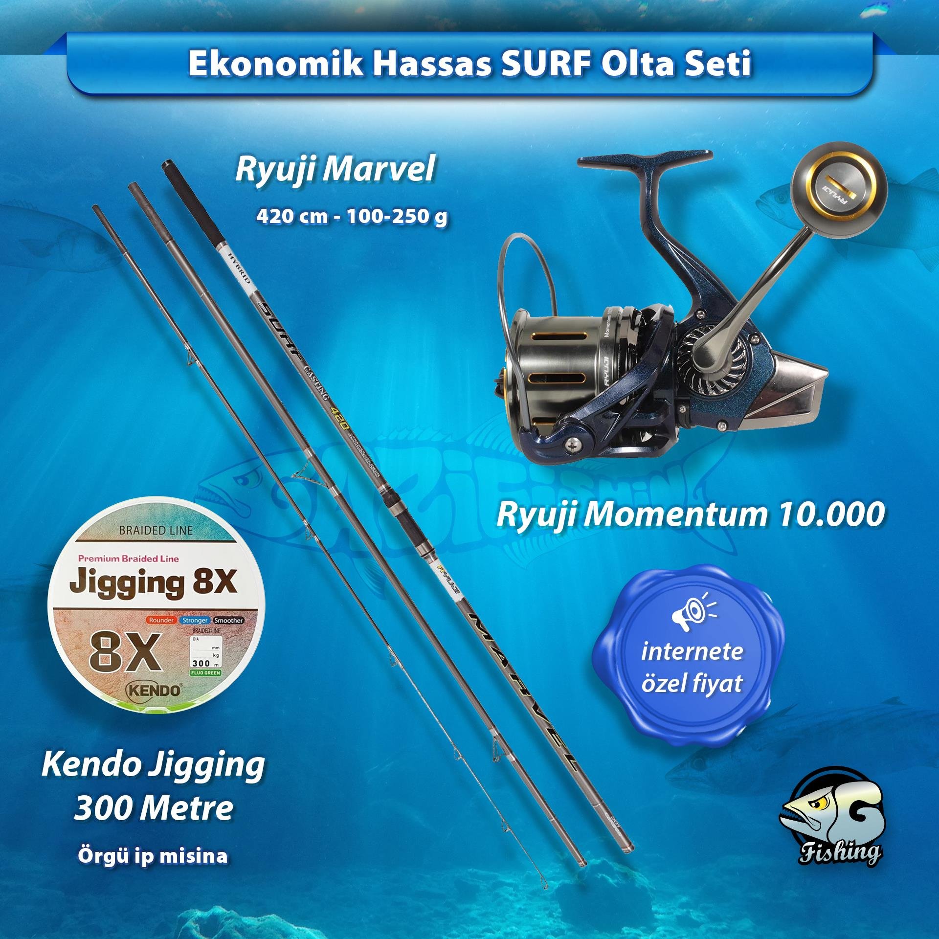 Hassas & Ekonomik Surf Casting Olta Takımı