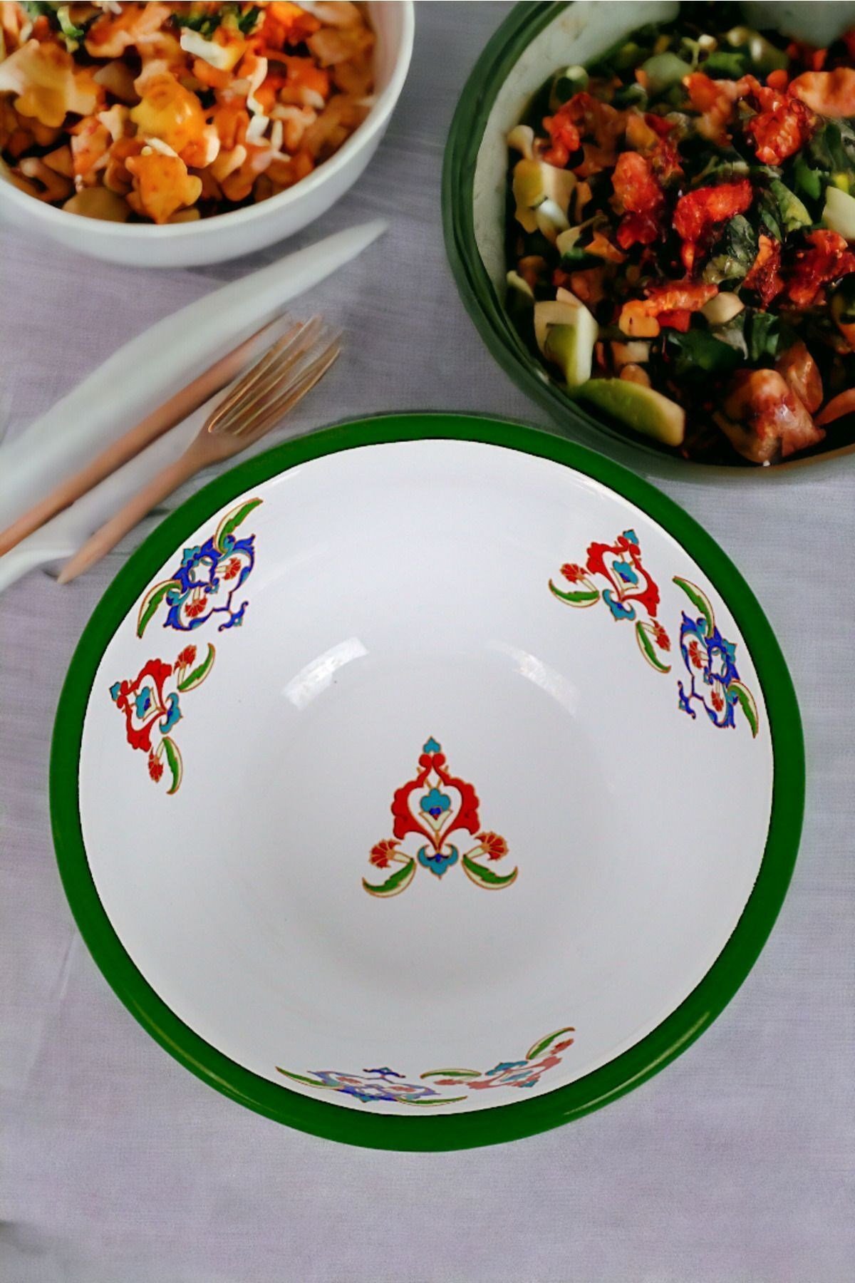 13 No Emaye Kase,  Tabak, Çeyiz, Çukur Tabak, Çorba Kase, Mama Tabağı 13 Cm