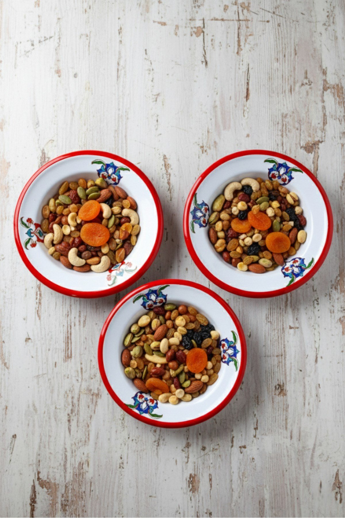 3 Parça 14Cm Emaye Tabak Set ,Kahvaltı Tabağı,Reçellik, Zeytin, Peynir Tabağı, Çeyiz, Yılbaşı Hediye