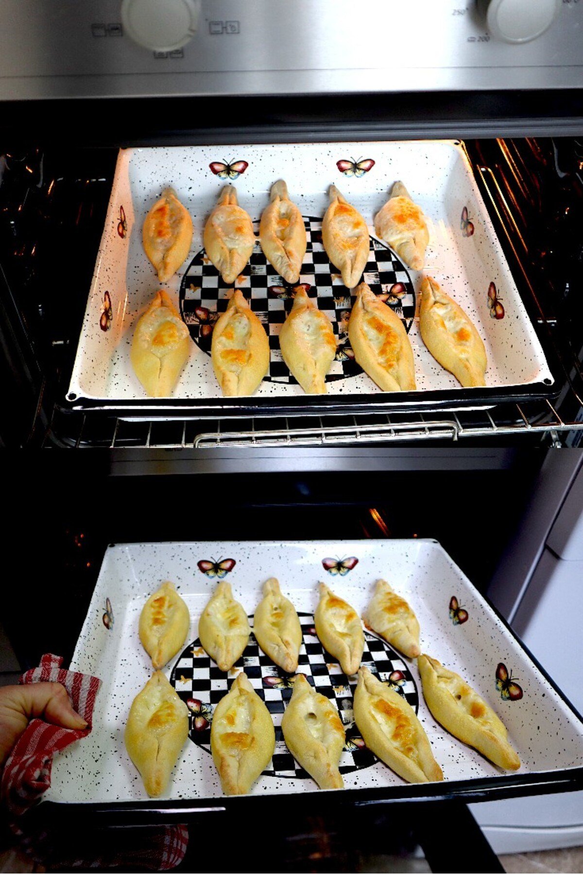 34x37 No Emaye Fırın Tepsi Dikdörtgen Tepsi 37 Cm