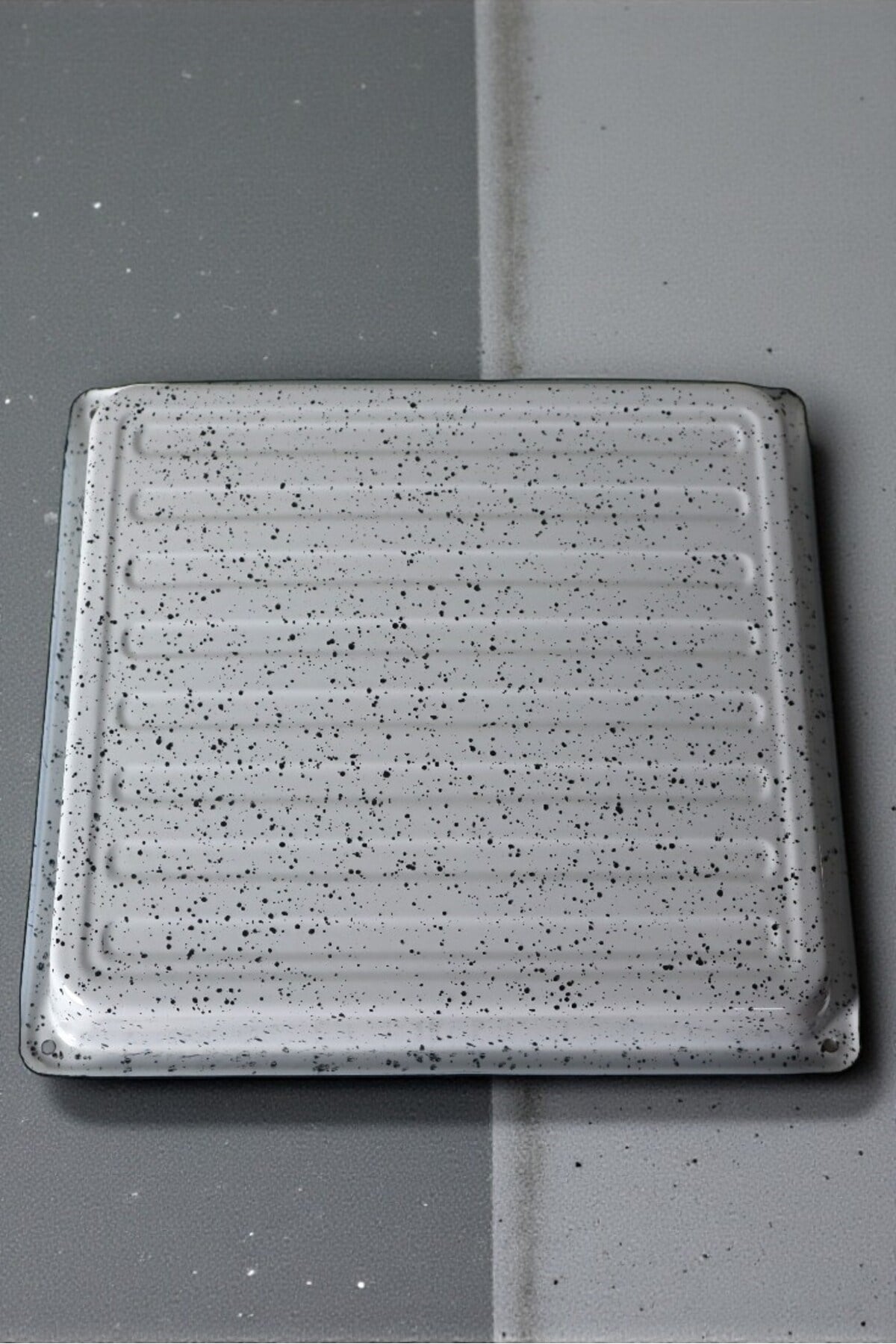 34x37 No Emaye Fırın Tepsi Dikdörtgen Tepsi 37 Cm