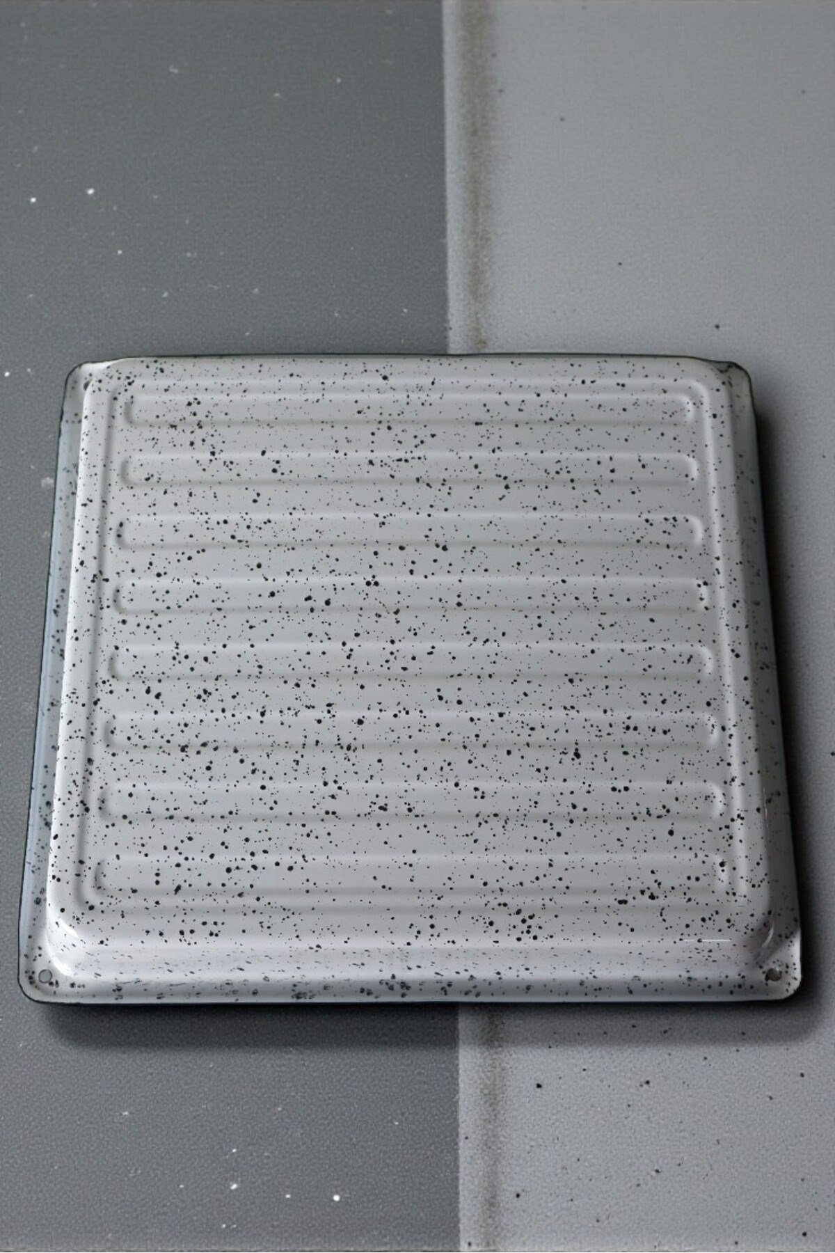 34x37 No Emaye Fırın Tepsi Dikdörtgen Tepsi 37 Cm