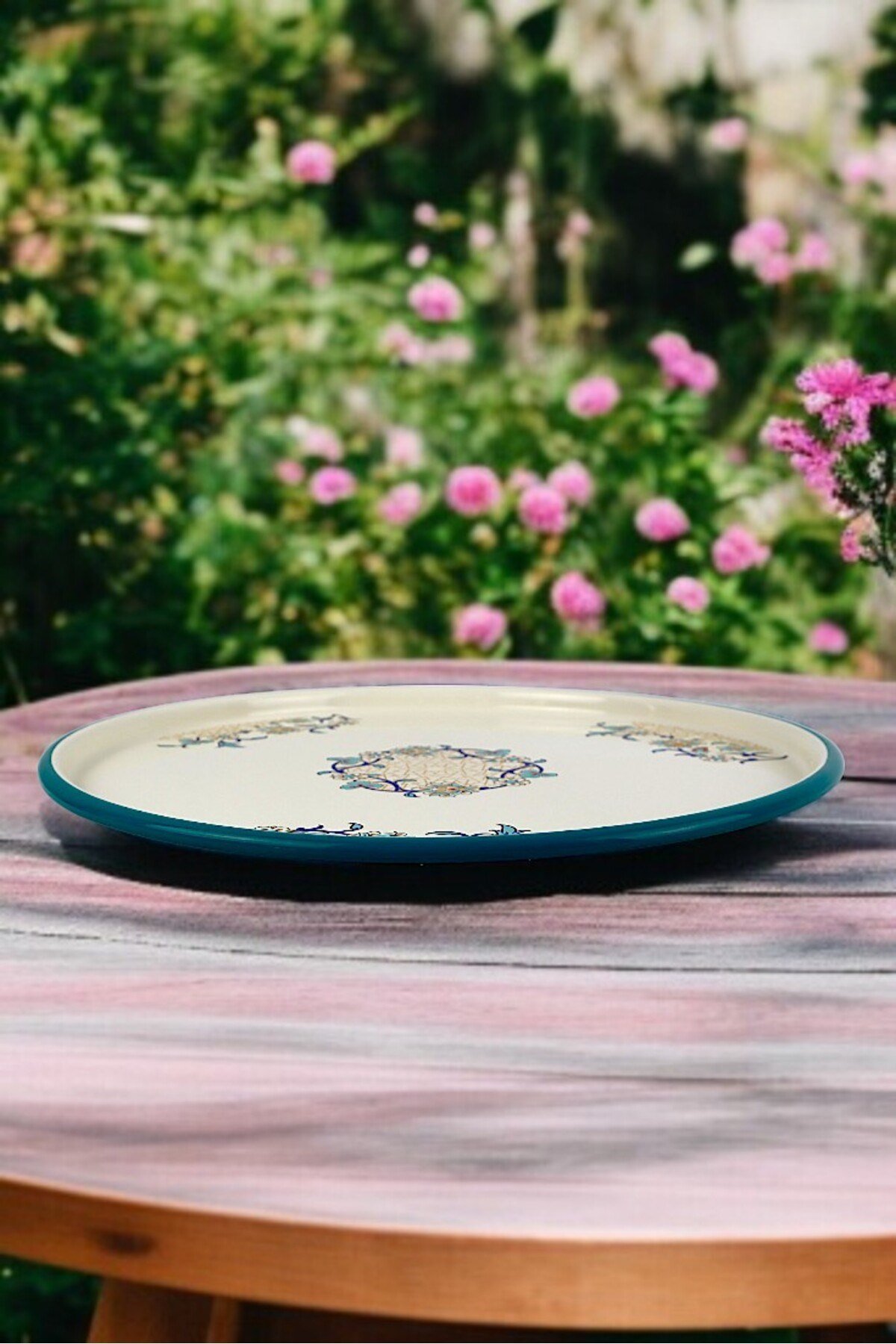 36 No Sunum Servis Tabağı Tepsisi Supla Pasta Tabağı Servis Tabağı Çeyiz Hediye ~ 36cm
