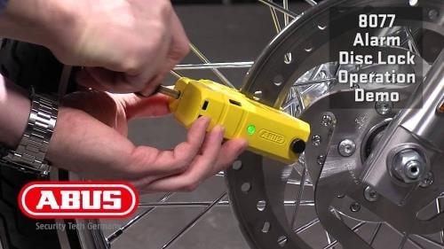 ABUS 8077 GRANİT DETECTO X PLUS ORANGE DİSK KİLİDİ