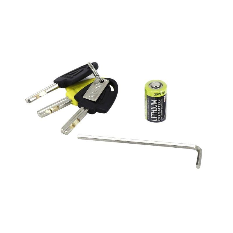 AUVRAY B-LOCK 06 ALARMLI DİSK KİLİDİ 6MM 120 DB SARI-SİYAH