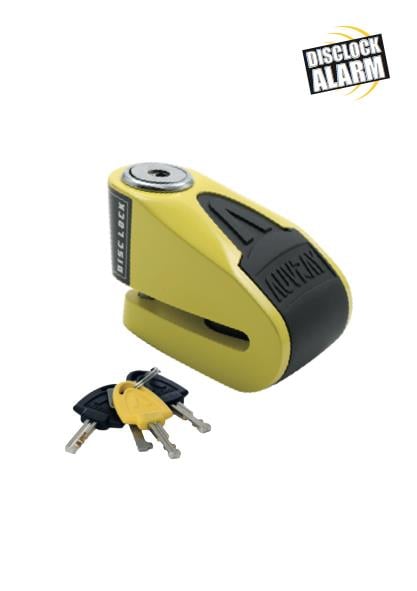 AUVRAY B-LOCK 06 ALARMLI DİSK KİLİDİ 6MM 120 DB SARI-SİYAH