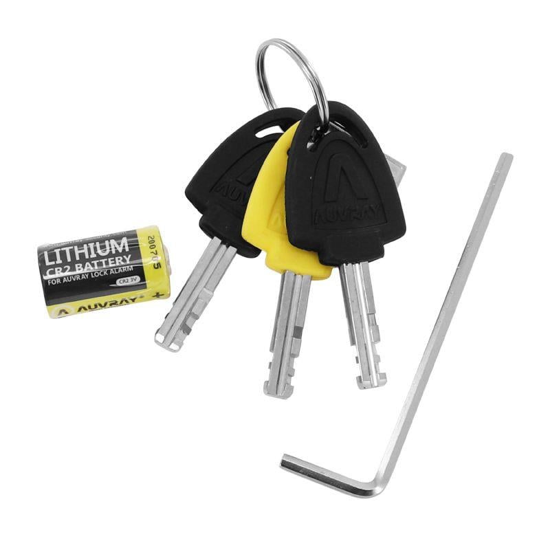 AUVRAY B-LOCK 10 ÇELİK ALARMLI DİSK KİLİDİ 10MM SRA SERTİFİKALI