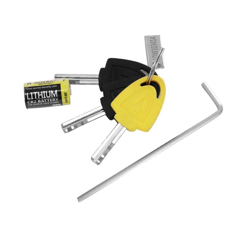 AUVRAY B-LOCK 14 ÇELİK ALARMLI DİSK KİLİDİ 14 MM SRA SERTİFİKALI