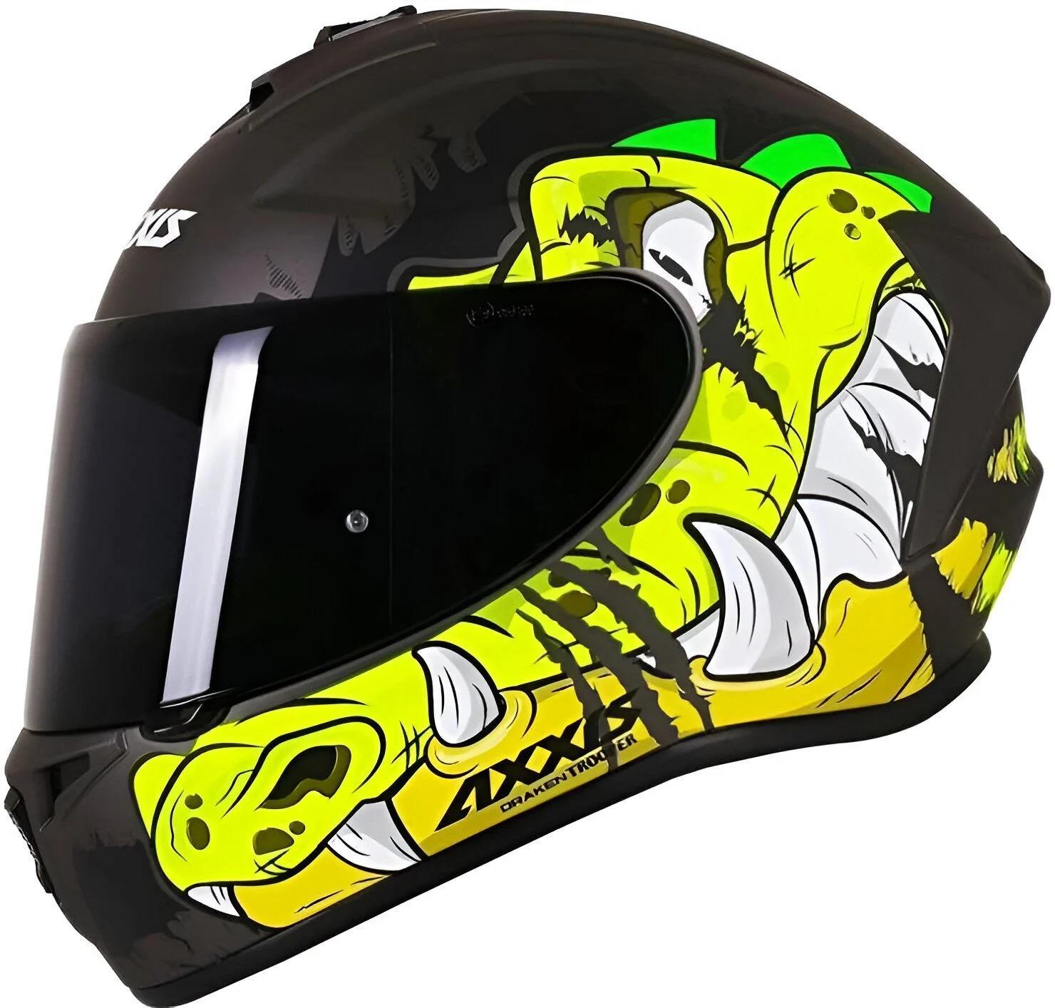 AXXIS DRAKEN S TROOPER D2 MAT GRİ KASK