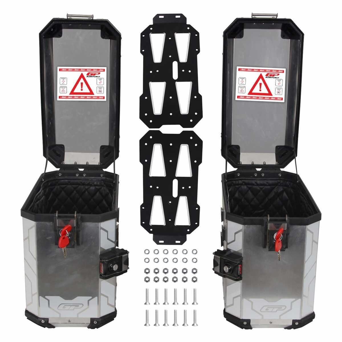 GP UNİVERSAL 40L x 2 ALÜMİNYUM YAN ÇANTA SETİ